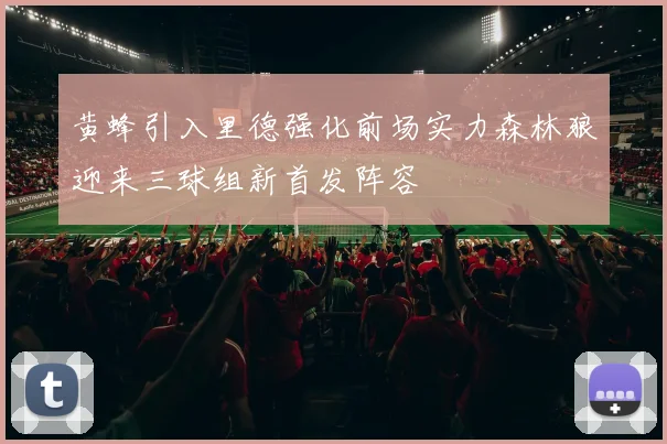黄蜂引入里德强化前场实力森林狼迎来三球组新首发阵容